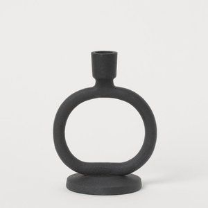 LAST CHANCE - NWT H&M Black Metal Candlestick